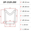 ΦΙΛΤΡΟ ΑΕΡΟΣ DNA DP-SERIES UNIVERSAL CLAMP ON ID 152MM