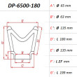 ΦΙΛΤΡΟ ΑΕΡΟΣ DNA DP-SERIES UNIVERSAL CLAMP ON ID 65MM