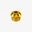 BONAMICI FOOTPEG CAP - PLASTIC GOLD COLOR