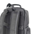 AGVPRO GVR24355 ΤΣΑΝΤΑ ΠΛΑΤΗΣ ΔΕΡΜΑΤΙΝΗ 29L ΜΑΥΡΟ 