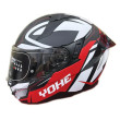 ΚΡΑΝΟΣ FULL FACE YOHE 910 SV G04 WHITE BLACK RED 