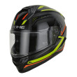 YOHE 983 SV ΚΡΑΝΟΣ FULL FACE G04B BLACK FLUO YELLOW RED MATT