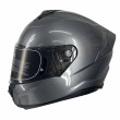 YOHE 987 ΚΡΑΝΟΣ FULL FACE SOLID GLOSSY TITANIUM GREY 