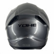 YOHE 987 ΚΡΑΝΟΣ FULL FACE SOLID GLOSSY TITANIUM GREY 