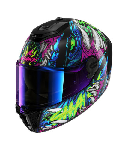 SHARK SPARTAN RS SHAYTAN ΚΡΑΝΟΣ FULL FACE BLUE GREEN PURPLE