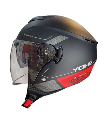 YOHE 852 ΚΡΑΝΟΣ ΜΗΧΑΝΗΣ JET GRAFITY BLACK RED MATT