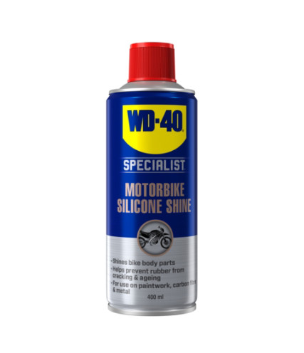 ΓΥΑΛΙΣΤΙΚΟ ΣΙΛΙΚΟΝΗΣ WD-40 SPECIALIST MOTORBIKE SILICONE SHINE 400ML