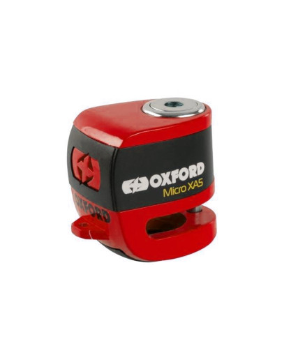 OXFORD XA5 DISC LOCK KΛΕΙΔΑΡΙΑ ΔΙΣΚΟΦΡΕΝΟΥ ME ΣΥΝΑΓΕΡΜΟ RED LK901