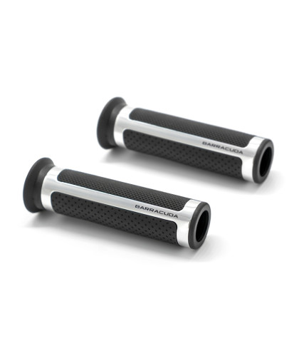 BARRACUDA RACING GRIPS N1026-A SILVER 