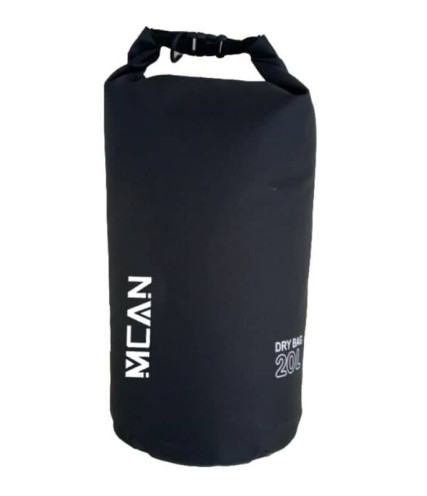 MCAN OCEAN BAG ΑΔΙΑΒΡΟΧΟΣ ΣΑΚΟΣ ΜΕ ΛΟΥΡΙ ΩΜΟΥ 20L ΜΑΥΡΟ