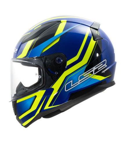 LS2 RAPID II FF353 FLITZ ΚΡΑΝΟΣ FULL FACE YELLOW BLUE