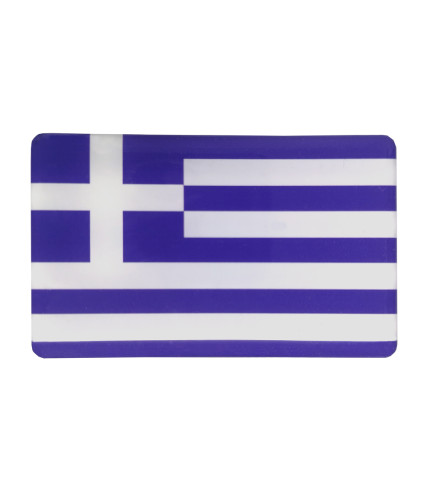 ΕΛΛΗΝΙΚΗ ΣΗΜΑΙΑ ΑΥΤΟΚΟΛΛΗΤΟ ΣΜΑΛΤΟΥ 8X4.5 CM