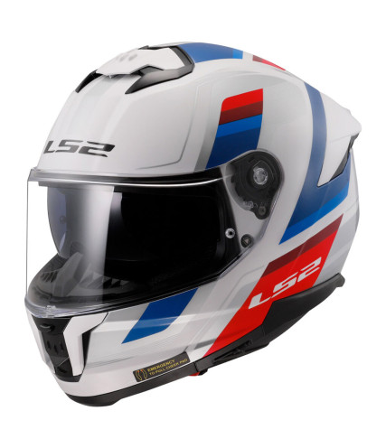 LS2 STREAM II FF808 VINTAGE ΚΡΑΝΟΣ FULL FACE BLUE WHITE RED