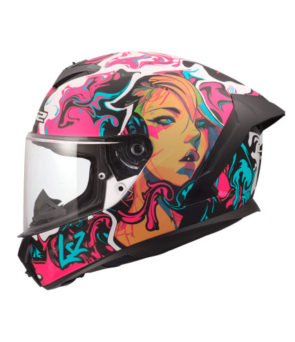 LS2 RAPID III FF820 CYBERG ΚΡΑΝΟΣ FULL FACE MATT PINK