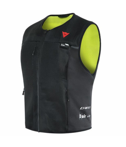 DAINESE SMART JACKET D-AIR ΓΙΛΕΚΟ ΜΕ ΑΕΡΟΣΑΚΟ BLACK/FLUO YELLOW