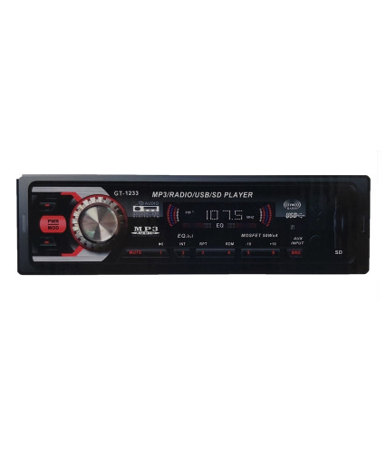 RADIO MP3/USB/SD/AUX PLAYER ΑΥΤΟΚΙΝΗΤΟΥ OEM GT-1233