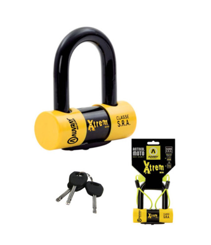 AUVRAY XTREM MINI ΚΛΕΙΔΑΡΙΑ ΔΙΣΚΟΦΡΕΝΟΥ YELLOW/BLACK