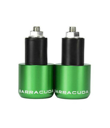 BARRACUDA ΑΝΤΙΒΑΡΑ ΑΛΟΥΜΙΝΙΟΥ RACING BAR ENDS N1000-V GREEN 