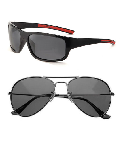 ΓΥΑΛΙΑ ΗΛΙΟΥ POLAREYE USA 1+1 ΔΩΡΟ AVIATOR / SPORT POLARIZED PL2110920 RED