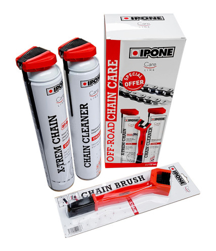 IPONE OFF ROAD CHAIN CARE ΣΕΤ ΚΑΘΑΡΙΣΜΟΥ ΑΛΥΣΙΔΑΣ 750ML