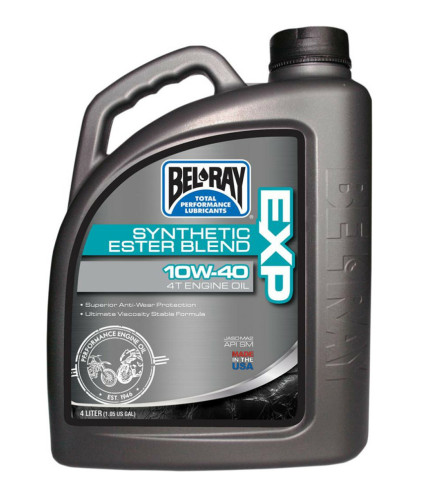 BEL RAY EXP ESTER BLEND ΗΜΙ ΣΥΝΘΕΤΙΚΟ ΛΙΠΑΝΤΙΚΟ ΚΙΝΗΤΗΡΑ 10W40 4T 4L 