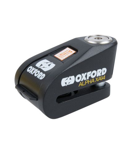 OXFORD ALPHA XA14 ALARM DISC LOCK ΚΛΕΙΔΑΡΙΑ ΔΙΣΚΟΦΡΕΝΟΥ LK218 14MM BLACK