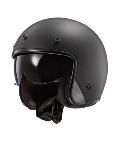 LS2 BOB II OF601 ΚΡΑΝΟΣ JET SOLID MATT BLACK