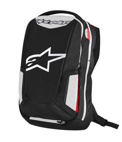 ALPINESTARS CITY HUNTER ΣΑΚΙΔΙΟ ΠΛΑΤΗΣ BLACK/WHITE/RED