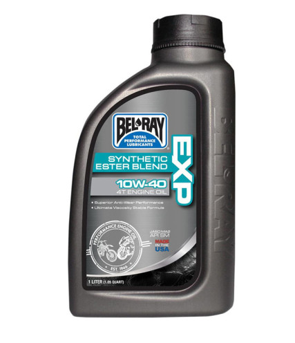 BEL-RAY EXP ΗΜΙΣΥΝΘΕΤΙΚΟ ΛΑΔΙ ΛΙΠΑΝΤΙΚΟ ΚΙΝΗΤΗΡΑ 10W-40 4T 1LT