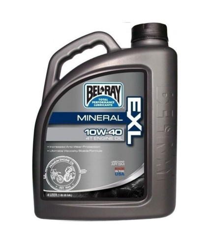 BEL-RAY EXL MINERAL ΛΙΠΑΝΤΙΚΟ ΟΡΥΚΤΕΛΑΙΟ 10W40 4T 4L