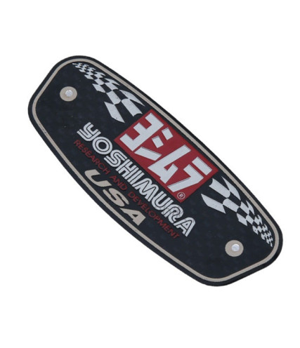 YOSHIMURA USA ΜΕΤΑΛΛΙΚΟ ΑΥΤΟΚΟΛΛΗΤΟ ΣΗΜΑ ΑΛΟΥΜΙΝΙΟΥ 