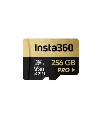 ΚΑΡΤΑ ΜΝΗΜΗΣ INSTA360 MICROSD MEMORY CARD 256GB V30, A2, 90MB/S 8K