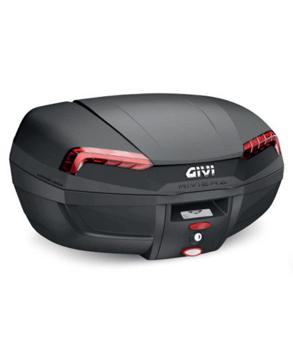 ΒΑΛΙΤΣΑ ΜΗΧΑΝΗΣ GIVI E46N RIVIERA 46LT ΜΑΥΡΗ ΚΟΚΚΙΝΗ MONOLOCK®
