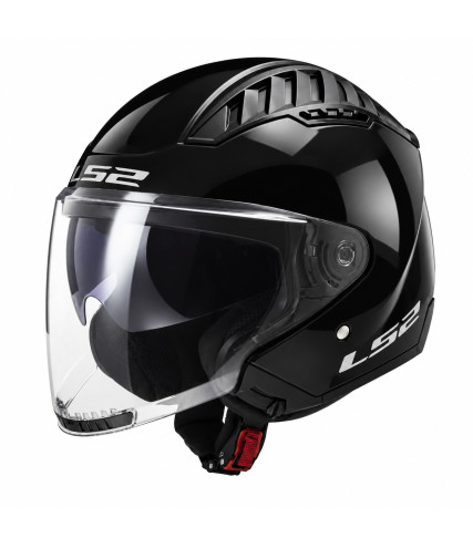 LS2 COPTER II OF600 ΚΡΑΝΟΣ JET GLOSS BLACK