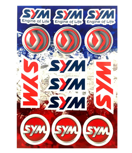 SYM STICKER COLLECTION ΑΥΤΟΚΟΛΛΗΤΑ