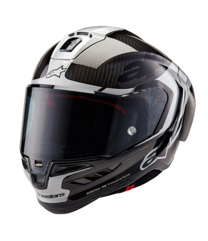ALPINESTARS SUPERTECH ELEMENT R10 ΚΡΑΝΟΣ FULL FACE SILVER/CARBON/BLACK
