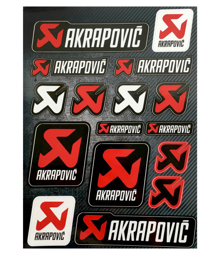 AKRAPOVIC STICKER COLLECTION ΑΥΤΟΚΟΛΛΗΤΑ 