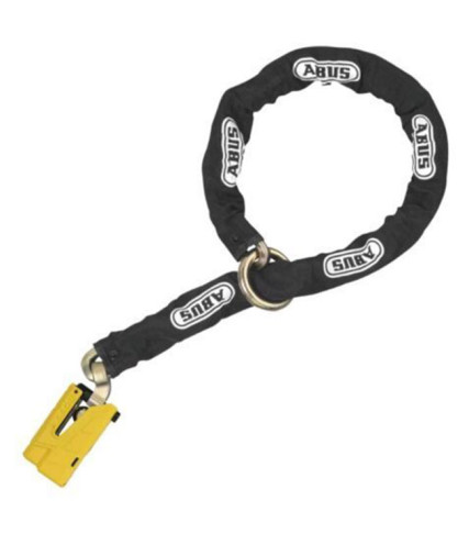 ΑΛΥΣΙΔΑ ΜΟΤΟΣΥΚΛΕΤΑΣ ABUS GRANIT DETECTO X PLUS 8077 YELLOW 12KS BLACK LOOP