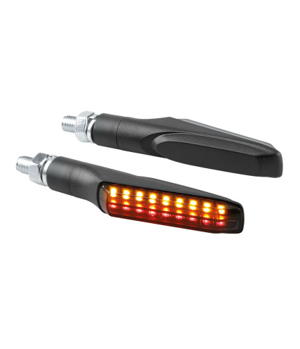 LAMPA VICTORY ΠΙΣΩ ΦΛΑΣ ΜΗΧΑΝΗΣ 12V SMD LED (ΘΕΣΕΩΣ /ΦΛΑΣ/ΣΤΟΠ) 91x15MM ΜΑΥΡΟ 