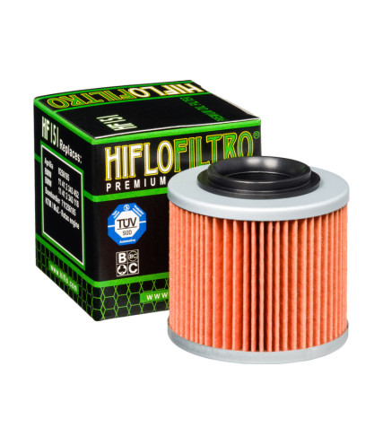 HIFLOFILTRO HF151 ΦΙΛΤΡΟ ΛΑΔΙΟΥ APRILIA/BMW 