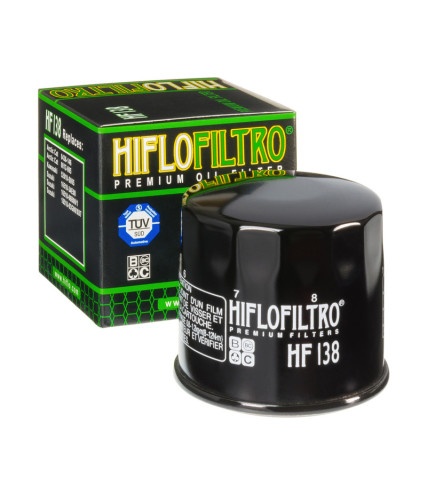 HIFLOFILTRO HF138 ΦΙΛΤΡΟ ΛΑΔΙΟΥ APRILIA/ KAWASAKI/ SUZUKI 