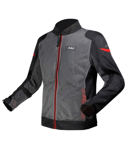 LS2 AIRY ΚΑΛΟΚΑΙΡΙΝΟ ΜΠΟΥΦΑΝ ΜΗΧΑΝΗΣ BLACK GREY RED