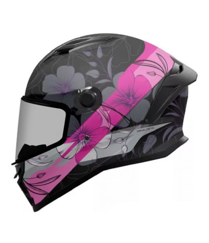 ΚΡΑΝΟΣ FULL FACE MT STINGER 2 BUNCH B8 MATT PINK BLACK