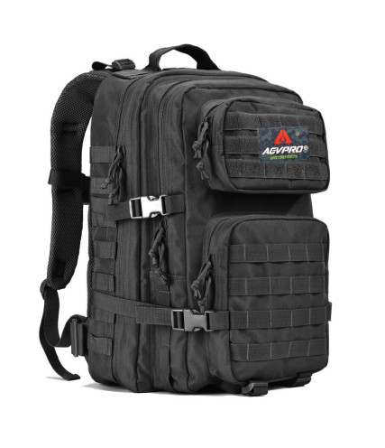 AGVPRO GVR24252 TACTICAL ΣΑΚΙΔΙΟ ΠΛΑΤΗΣ 45L BLACK 