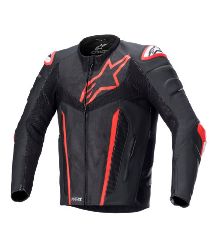 ΔΕΡΜΑΤΙΝΟ ΜΠΟΥΦΑΝ ΜΗΧΑΝΗΣ ALPINESTARS FUSION LEATHER FLUO ORANGE BLACK