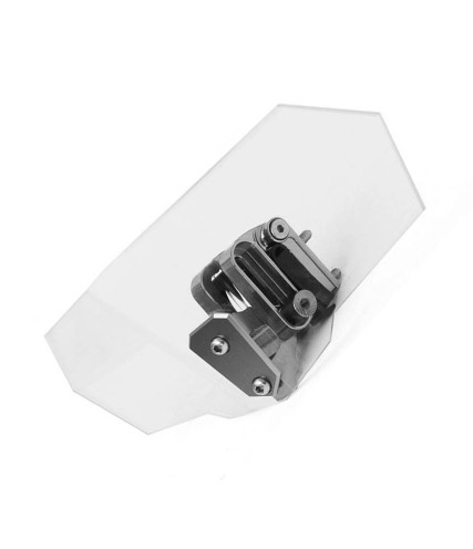 UNIVERSAL SPOILER ΠΡΟΕΚΤΑΣΗ ΖΕΛΑΤΙΝΑΣ ΔΙΑΦΑΝΟ 27X12 CM