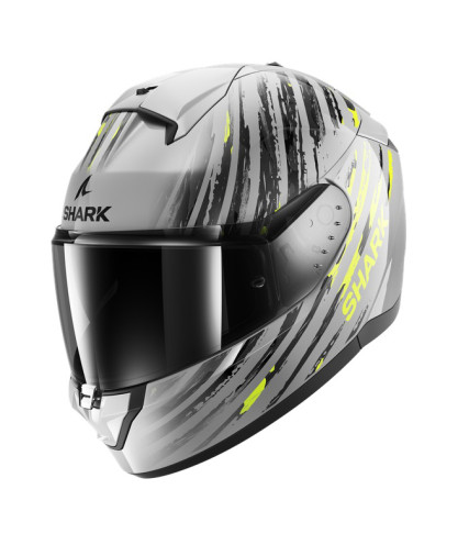 SHARK RIDILL 2 ASSYA ΚΡΑΝΟΣ FULL FACE SILVER ANTHRACITE YELLOW