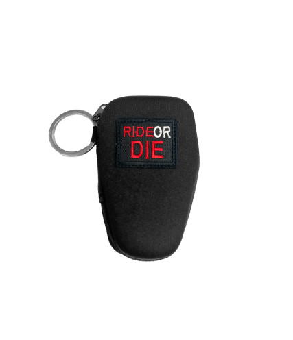 ΜΠΡΕΛΟΚ ΚΛΕΙΔΙΩΝ ΜΕ ΘΗΚΗ ΜΑΥΡΗ RIDE OR DIE