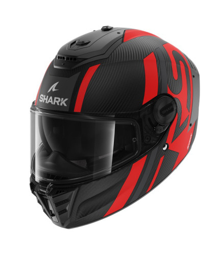 SHARK SPARTAN RS ΚΡΑΝΟΣ CARBON SHAWN BLACK RED