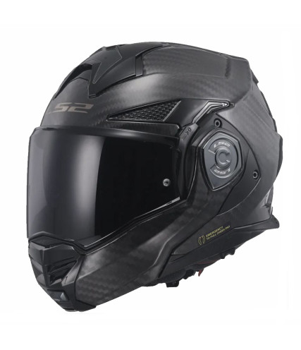 LS2 FF901 ADVANT X ΚΡΑΝΟΣ ΜΗΧΑΝΗΣ FLIP UP CARBON BLACK